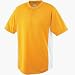 Youth Wicking Color Block Two-Button Baseball Jersey from Augusta Sportswear