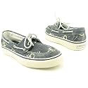 SPERRY TOP SIDER Bahama Boat Shoes Navy Blue Mens