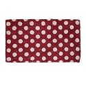 Retro Red Polka Dot Coir Doormat Door Mat