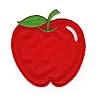 Aufn�her B�gelbild Aufb�gler Iron on Patches Applikation roter Apfel Kinder Baby S�ss