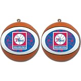 Topperscot Philadelphia 76Ers Mini Basketball Ornament Set