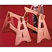 Knockdown Sawhorses: Downloadable Woodworking Plan