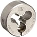 Union Butterfield 2710M High-Speed Steel Round Threading Die, Uncoated (Bright) Finish, M7-1 Thread Size