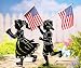 Patriotic Shadow Kids Metal Yard Decorations By Collections Etc