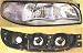1997-1999 Buick LeSabre Right Side Front Only -- Headlamp HeadLight Le Sabre Headlamp Assy With And Without Corner Marker Lamp replaces OEM 16525998 Interchange 114-502R Partslink GM2503158