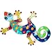 Recycled Metal Gecko, Florida Design