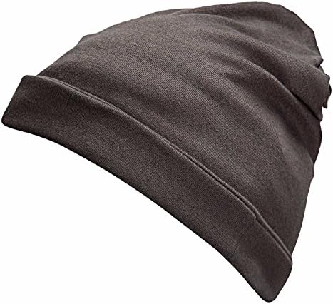 Orgrim Fashion Winter Classic 2 in 1 Baggy Hat and Neck Wrap Scarf Beanies Cap Hat for Women Men (Gray)