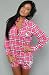 Hello Kitty Intimates The Kitty Academy Boyfriend Shirt & Boxer in Pink,Sleepwear for...