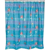 Ariel Vinyl Shower Curtain by 