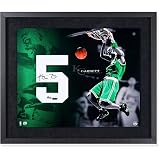 Upper Deck Boston Celtics Kevin Garnett Autographed Jersey Number Piece Photo