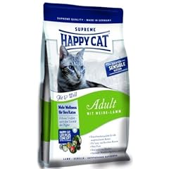 Happy Cat 69277 Katzenfutter Fit und Well Adult Weide-Lamm 4 kg