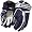 Nike Bauer Vapor XII Hockey Gloves - 15in/Black-White