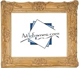Review ArtToFrames.com  / 8x10 / 8 x 10 Picture/Photo/Certificate Pebble Gold Frame