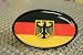 GERMANY DEUTSCHLAND FLAG TOW HITCH COVER WITH 3D DECAL