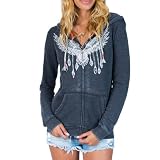 Billabong Women's Fleece Tops Wings Of Love Hoodie Zip Up