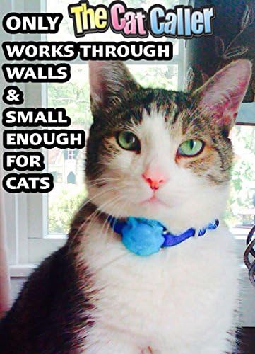 The Cat Caller Blue Adjustable Break-a-way Safety Pet Collar 3/8" Wide with Bell