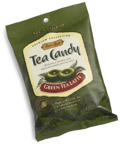 Bali's Best Tea Candy, Green Tea Latte, 5.3 Ounce Bags (Pack of 12)
