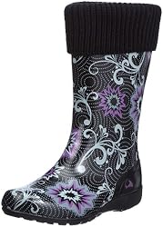 Viking IRIS WARM CYCLONE 1-22320-250, Damen Gummistiefel, Schwarz (schwarz/multi 250), EU 35