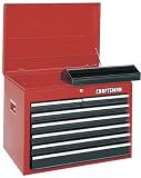 Craftsman 9-65885 Chest Top Single 7 Drawer 26-Inch Red XDP