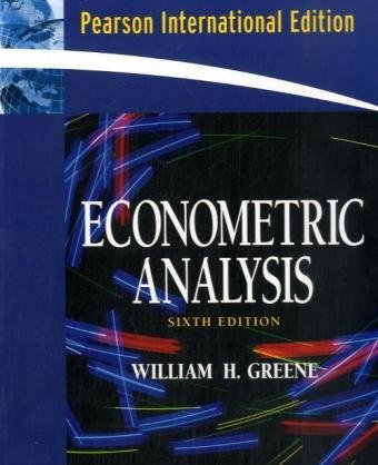 Econometric Analysis