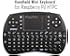 iPazzPort Wireless Mini Keyboard and Touchpad Mouse Combo for Raspberry Pi 3 / XBMC / Android and Google Smart TV Box KP-810-21S (Black)