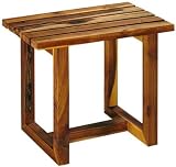 Reclaimed Teak Stool, 18Lx15.75H, NATURAL
