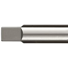 Alvord Polk 155-2 High-Speed Steel Taper Pin Reamer, Left Hand Spiral Flute, Round Shank, Uncoated (Bright)