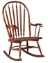 Carolina Cottage Hudson Rocker, Cherry