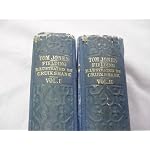 The History of Tom Jones A Foundling by Henry Fielding 1889 2 Volume Hardcover Set With Illustrations By George Cruikshank book cover