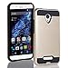 BLU Studio XL D850Q Tough Hybrid Armor Shock Resistance Proof Case (VGC Gold)