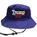 Bd2024 Donald Trump with Flag 2016 Bucket Hat with String Navy
