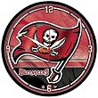 Tampa Bay Buccaneers NFL Round Wall Clock