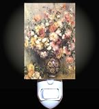 Dahlias by Renoir Decorative Night Light