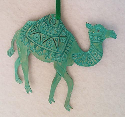 Camel Original Brass Ornament with Patina Finish