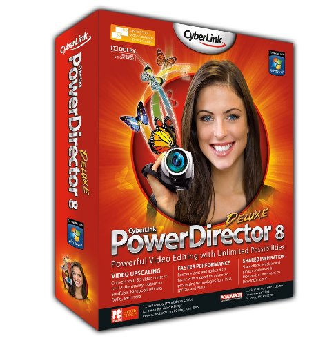 CyberLink PowerDirector 8 Deluxe (PC) [Import anglais]