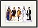 Black Framed/Matted Print 17x23, Odd Fellows: Costumes for the Good Samaritan