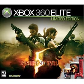 Xbox 360 Resident Evil 5 Elite Red Console