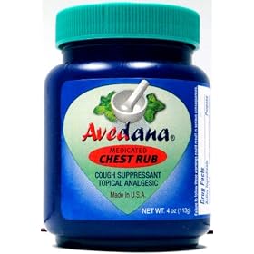 Click here to buy Avedana Medicated Chest Rub (4oz., Value Pack of 6) by Avedana.