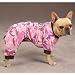 X-LARGE - PINK - Camo Fatigued Dog Pajamas