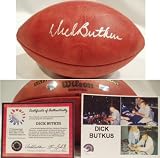 Dick Butkus Autographed NFL Duke Game Football