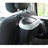 Zone Tech Car Trash Can-Black