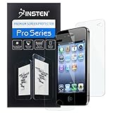 Insten 3 Front & 3 Back Reusable Screen Protector Compatible With Apple iPhone 4 iPhone 4S AT&T, Sprint, Version 16GB 32GB 64GB