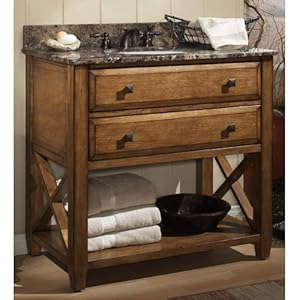  Bathroom Vanity on Casual Elements Bathroom Vanity Cabinet 36 Inch   Amazon Com