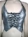 Gasoline Glamour Silver Croco Custom Leather Vest