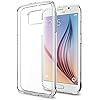 Galaxy S6 Case, Spigen&reg; [Ultra Hybrid] AIR CUSHION [Crystal Clear] - [1 Back Protector Included] Scratch Resistant Bumper Case with Clear Back Panel for Galaxy S6 (2015) - Crystal Clear (SGP11317)