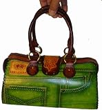 51kiwJaH6ZL._SL160_ - A Luxurious Genuine Leather Handbag with Jean Designs, 100% Handmade, Attractive Green.  Unique ! - leather-clutch-purse