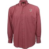 Antigua Florida State Seminoles (FSU) Garnet Matrix Button-up Shirt