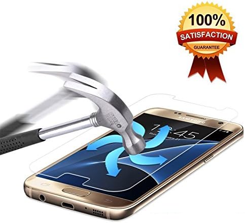 Tuker Galaxy S7 Ultra Tempered Glass Anti-Scratch Shield Max Clarity Touch Accuracy Screen Protector (s7)