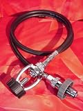 48 Equalizing Transfer Hose for Scuba Tanks with Yoke to DIN Valves