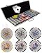 650 Vegas Style 11.5 Gram Clay Composite Gambling Poker Chip Chipset with Heavy Duty Aluminum Case.
